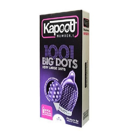 کاندوم هزار و یک خار درشت کاپوت بسته 10 عددی